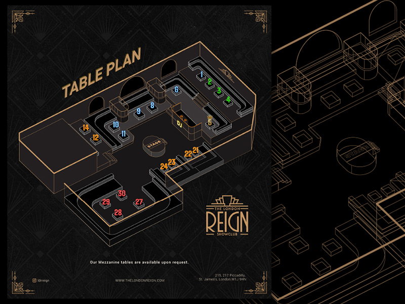 Isometric floor plans